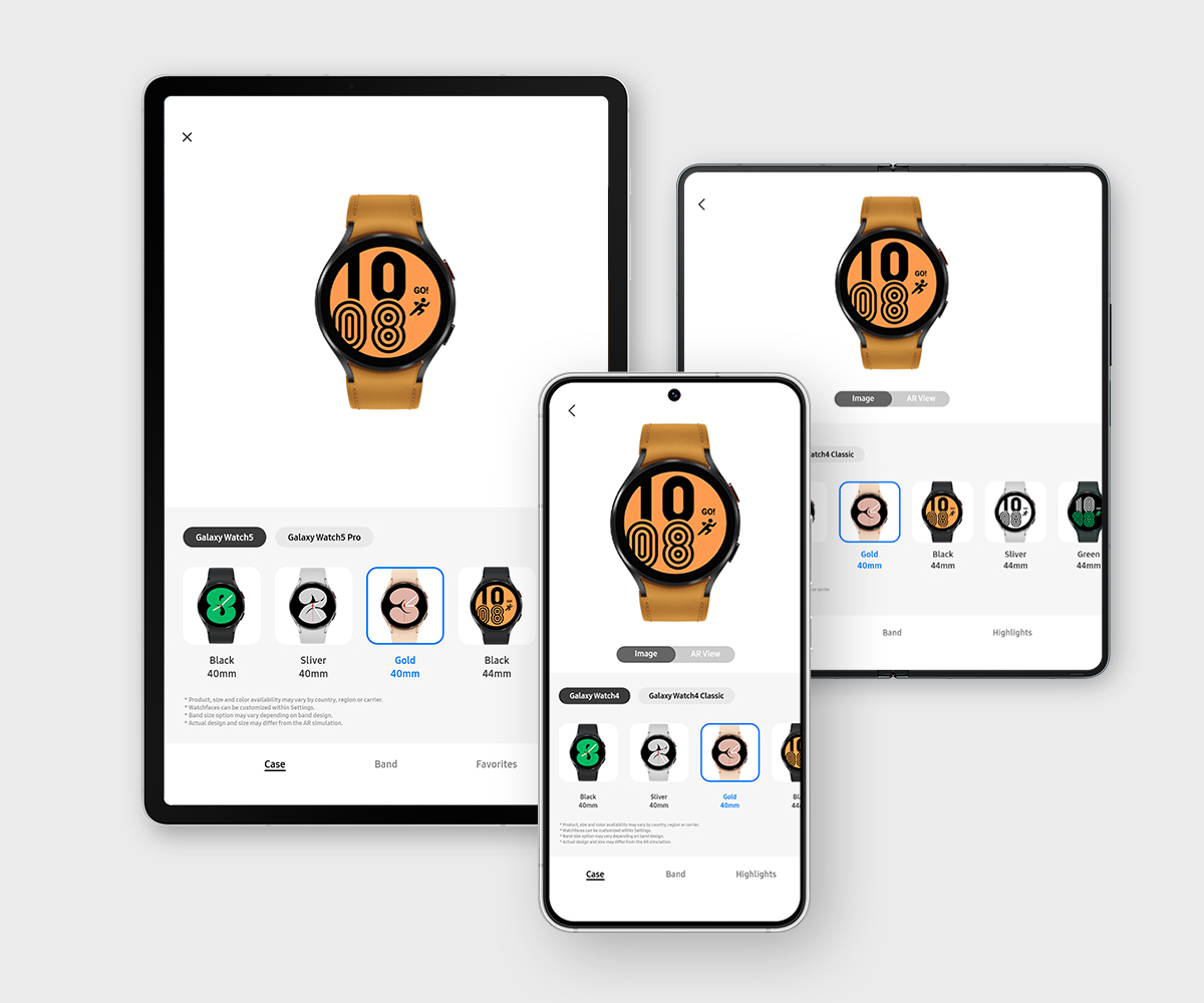 SAMSUNG Wearable App Design ERIC CNC